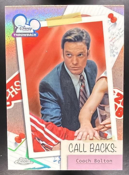 2026 Topps Chrome Disney Coach Bolton #HSM-10 High School Musical 20th