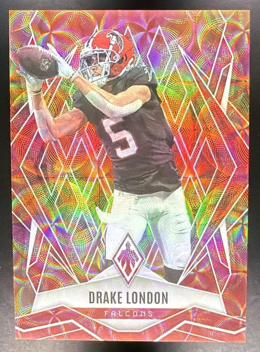 DRAKE LONDON 2025 PANINI PHOENIX FACTORY SET #126 FIREBURST /350 FALCONS