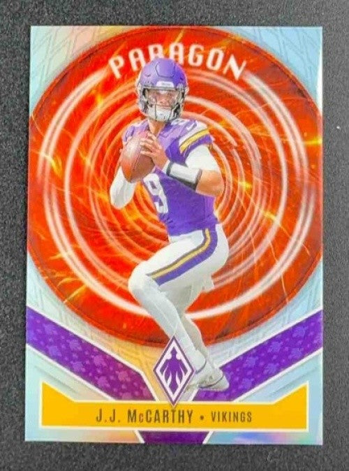 J.J. MCCARTHY 2025 PANINI PHOENIX #8 PARAGON VIKINGS