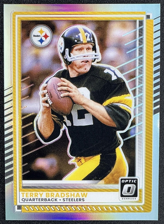 TERRY BRADSHAW 2025 PANINI DONRUSS OPTIC #188 HOLO PRIZM STEELERS