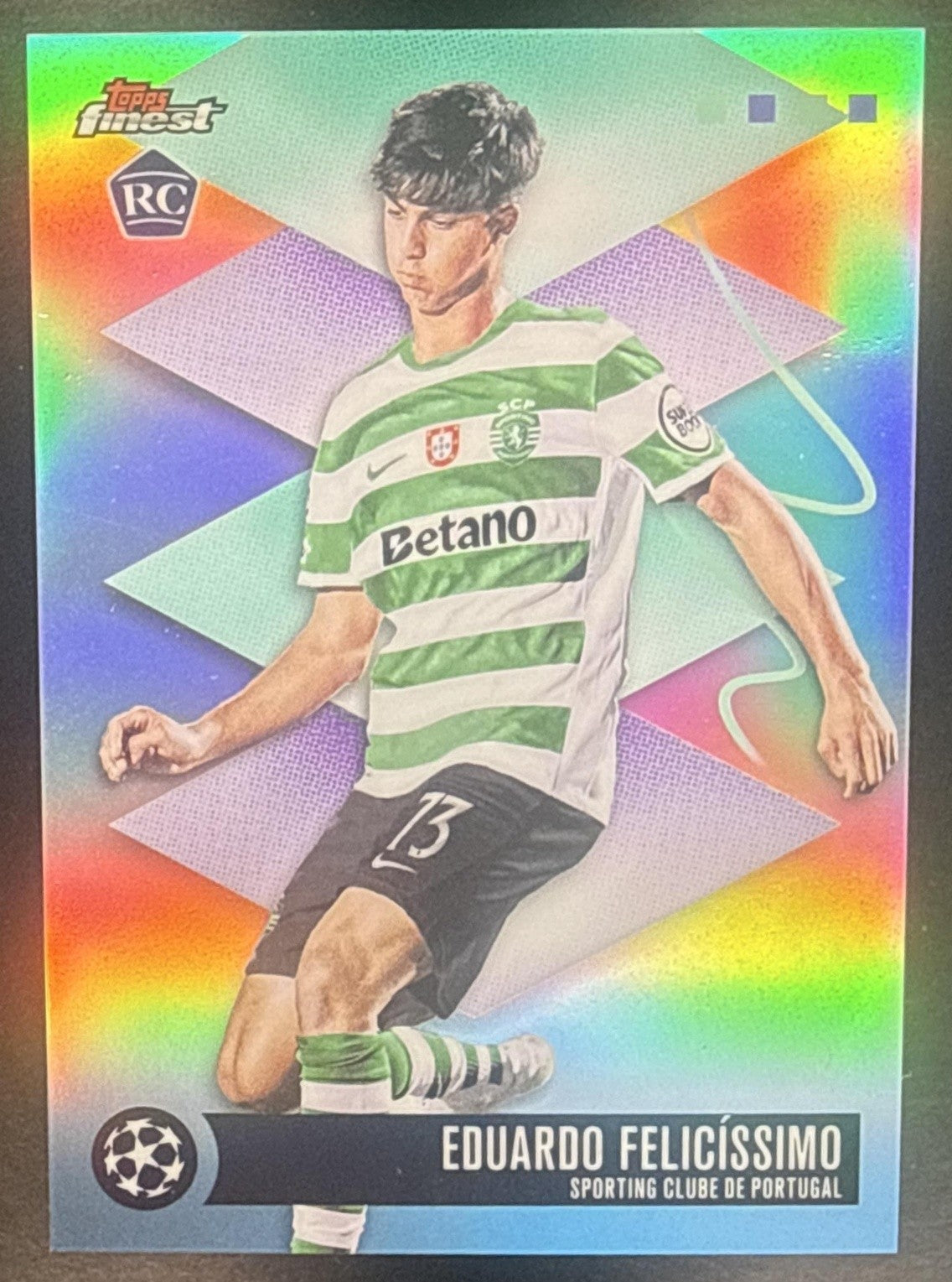 2025 Topps Finest Eduardo Felicissimo #598 Rare Refractor RC