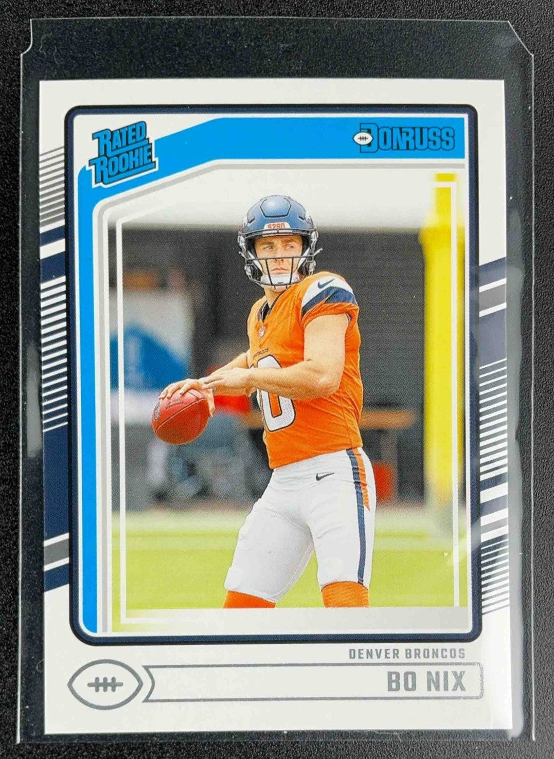 BO NIX 2024 PANINI DONRUSS #369 RC RATED ROOKIE BRONCOS
