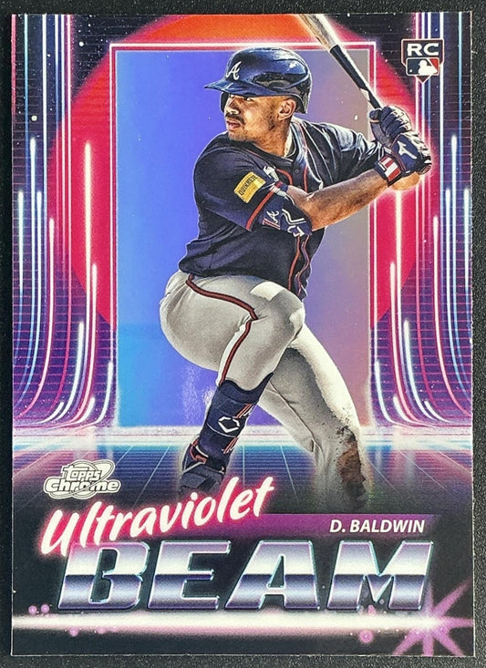 DRAKE BALDWIN 2025 TOPPS COSMIC CHROME #UB-23 ULTRAVIOLET BEAM RC BRAVES