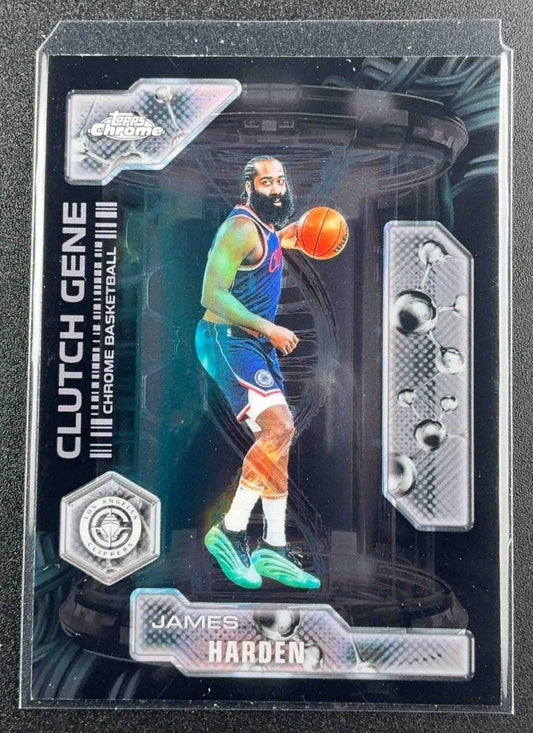 JAMES HARDEN 2025-26 TOPPS CHROME #CG-15 CLUTCH GENE CLIPPERS