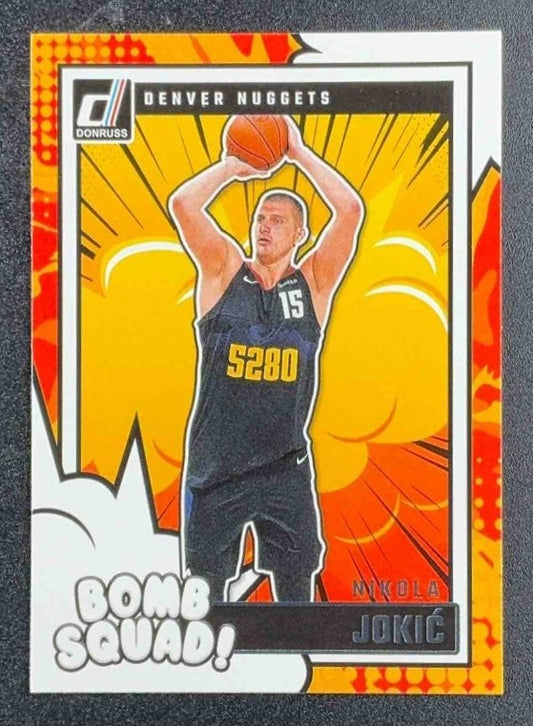 NIKOLA JOKIC 2024-25 PANINI DONRUSS #2 BOMB SQUAD NUGGETS