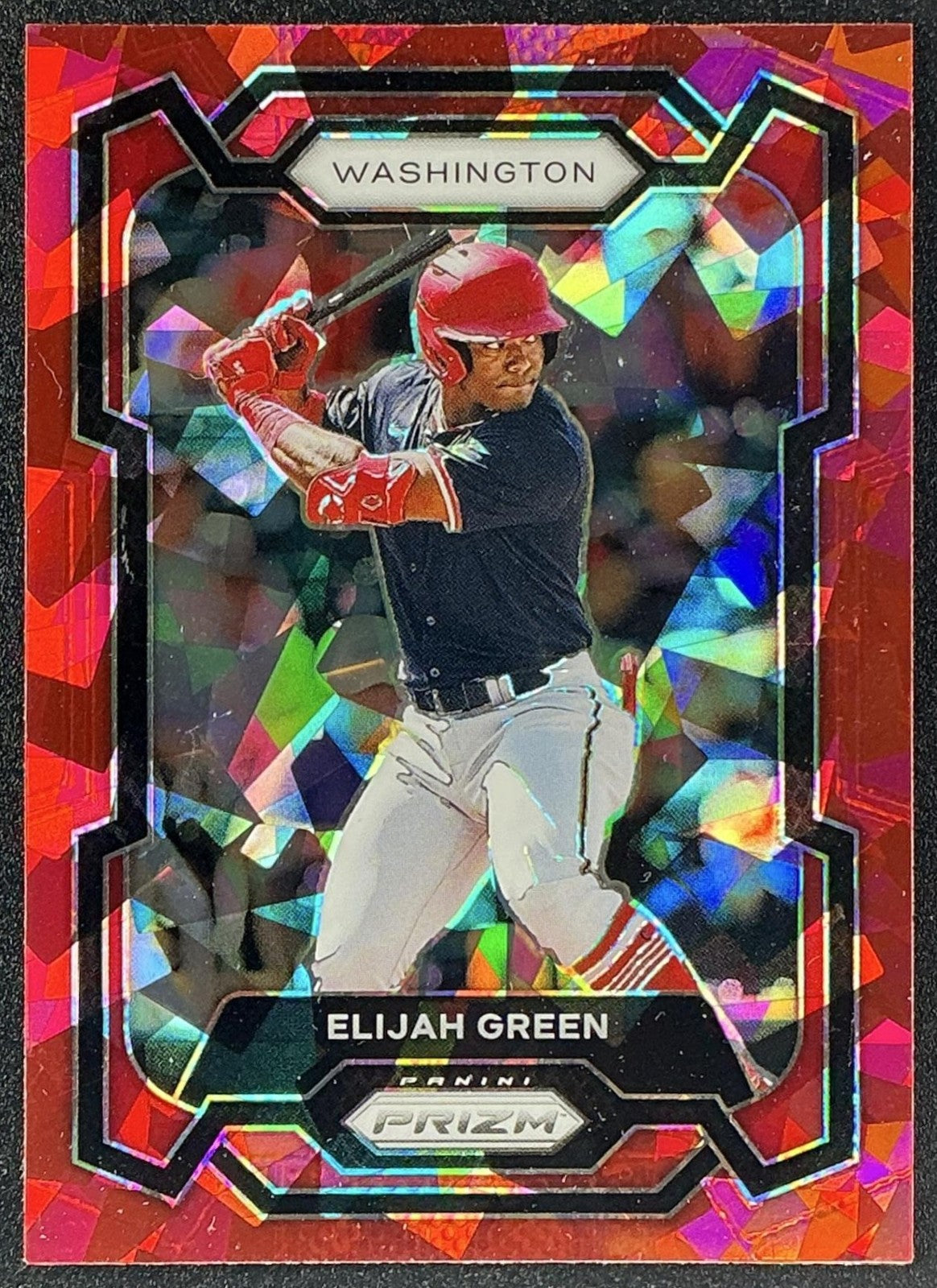 ELIJAH GREEN 2024 PANINI PRIZM #269 RED ICE NATIONALS