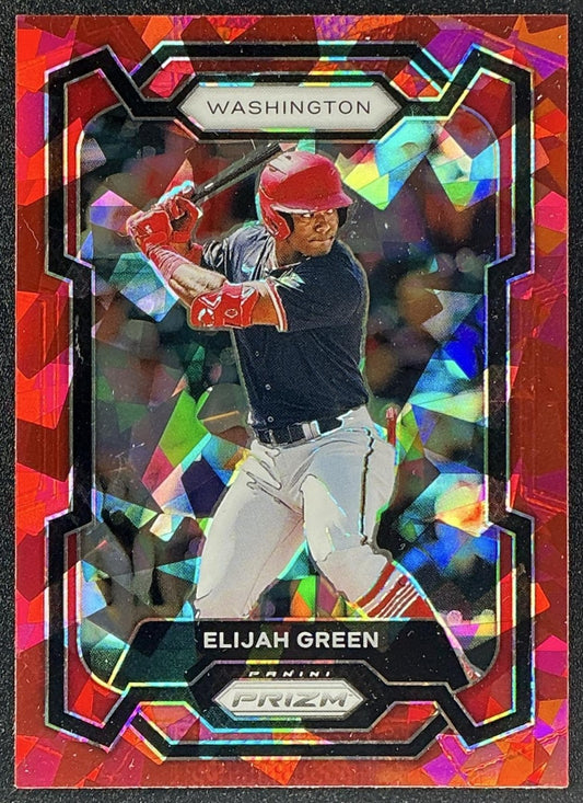 ELIJAH GREEN 2024 PANINI PRIZM #269 RED ICE NATIONALS