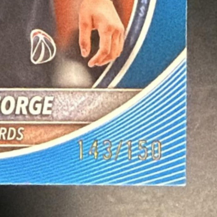 KYSHAWN GEORGE 2025-26 BOWMAN #177 BLUE BORDER 143/150 WIZARDS