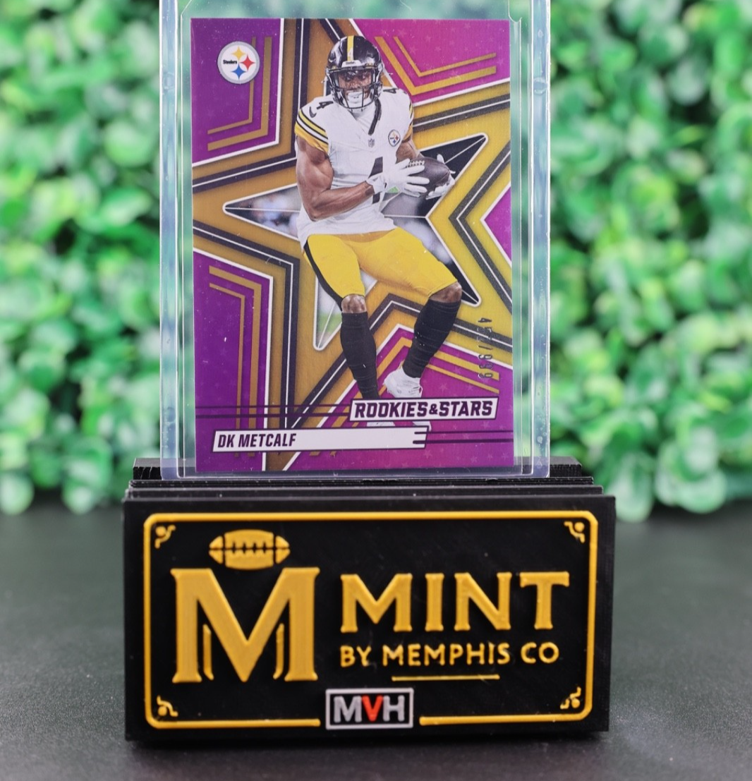 DK METCALF 2025 ROOKIES & STARS PURPLE FOIL #61 STEELERS /999