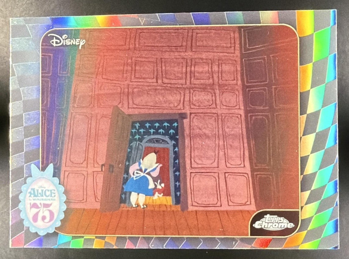 2026 Topps Chrome Disney Following the White Rabbit Alice in Wonderland 75th