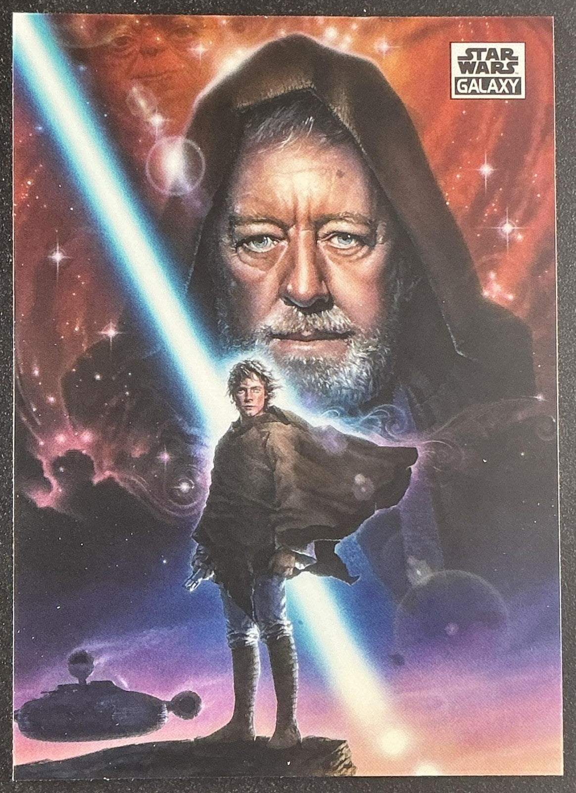 LUKE SKYWALKER AND OBI-WAN KENOBI 2025 TOPPS CHROME STAR WARS GALAXY #51