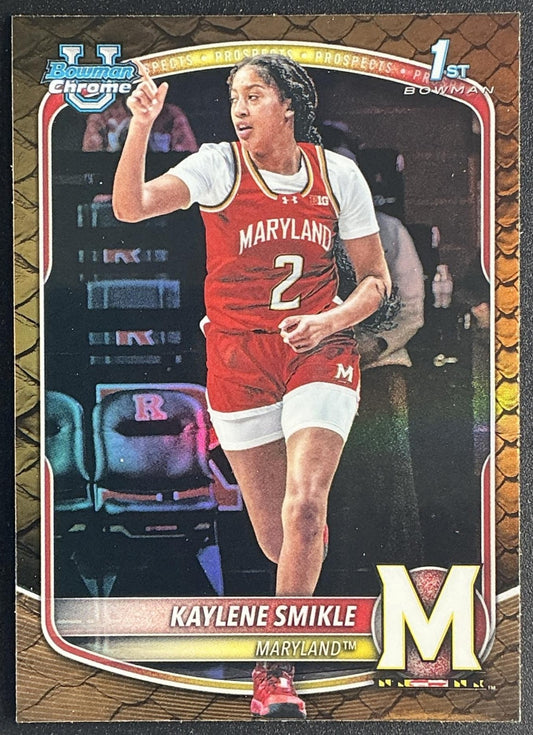 2025 Bowman Kaylene Smikle #BCP-39 Chrome Reptilian Refractor 1st Prospect