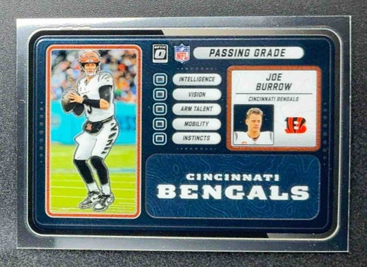 JOE BURROW 2025 PANINI DONRUSS OPTIC #6 PASSING GRADE BENGALS