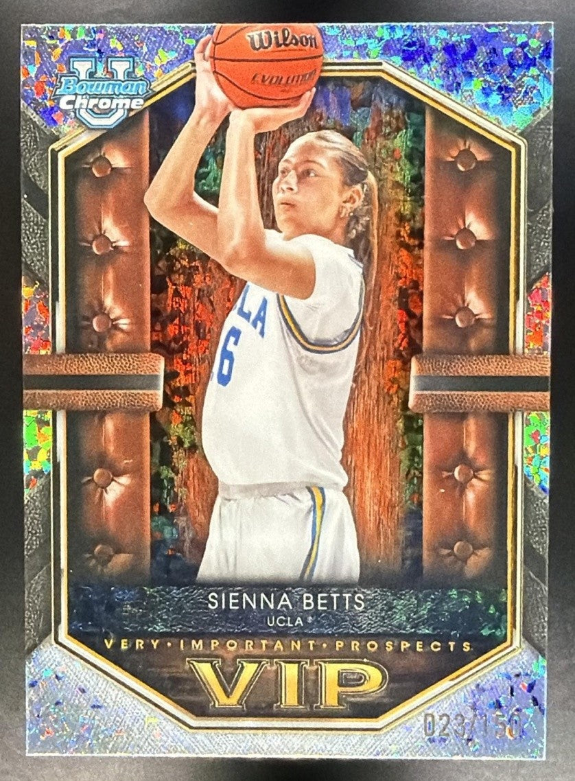 2025 Bowman Sienna Betts Chrome Very Important Prospects Mini Diamond /150