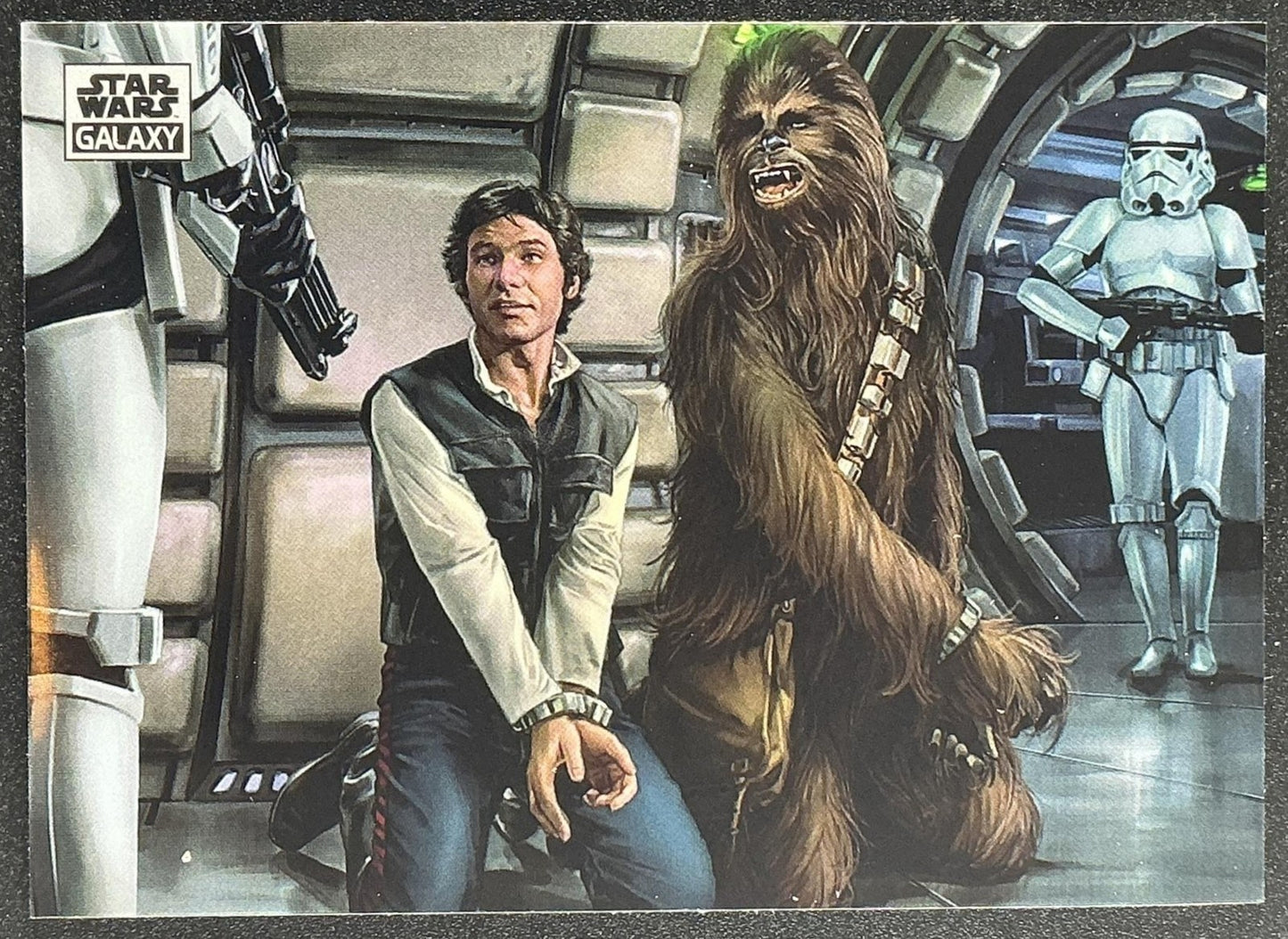 HAN AND CHEWIE 2025 TOPPS CHROME STAR WARS GALAXY #94