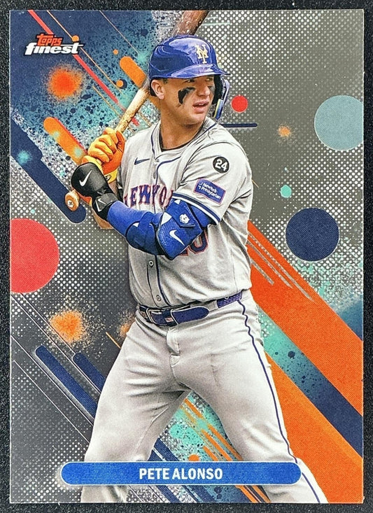 PETE ALONSO 2025 TOPPS FINEST #20 COMMON METS