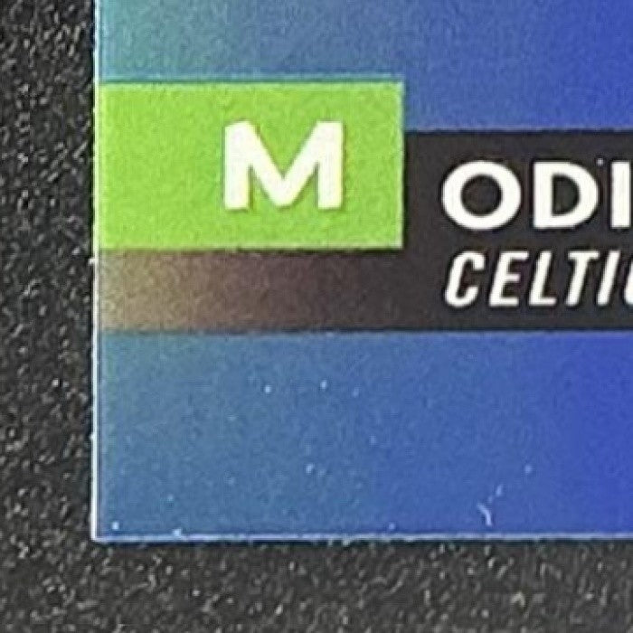 2023 Topps Finest UEFA Club Competitions Odin Thiago Holm #27 Sky Blue /275 RC