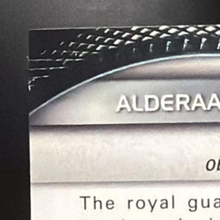 2025 Topps Star Wars Hyperspace Alderaan Royal Guard Blue Lazer Refractor /150