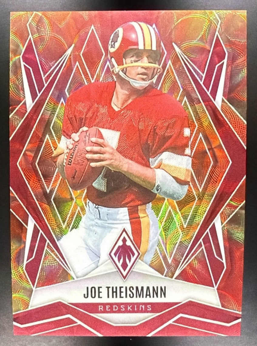 JOE THEISMANN 2025 PANINI PHOENIX FACTORY SET #71 FIREBURST /350 REDSKINS