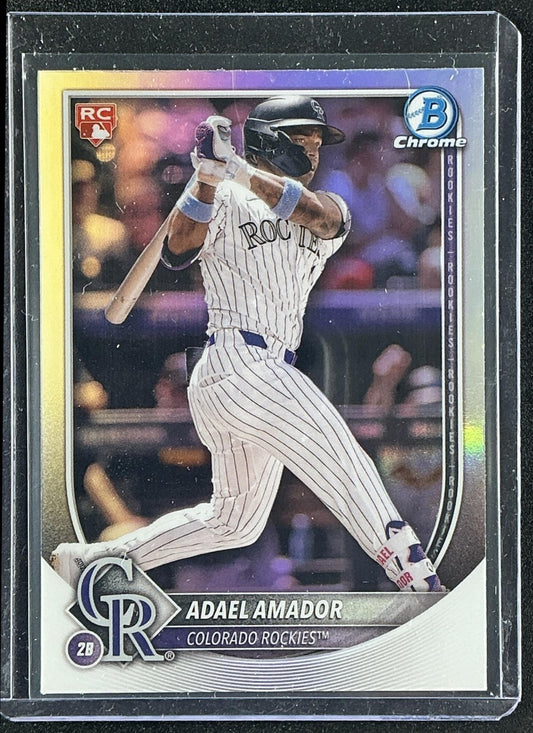 ADAEL AMADOR 2025 BOWMAN #31 CHROME RED RC ROOKIE REDEMPTION ROCKIES