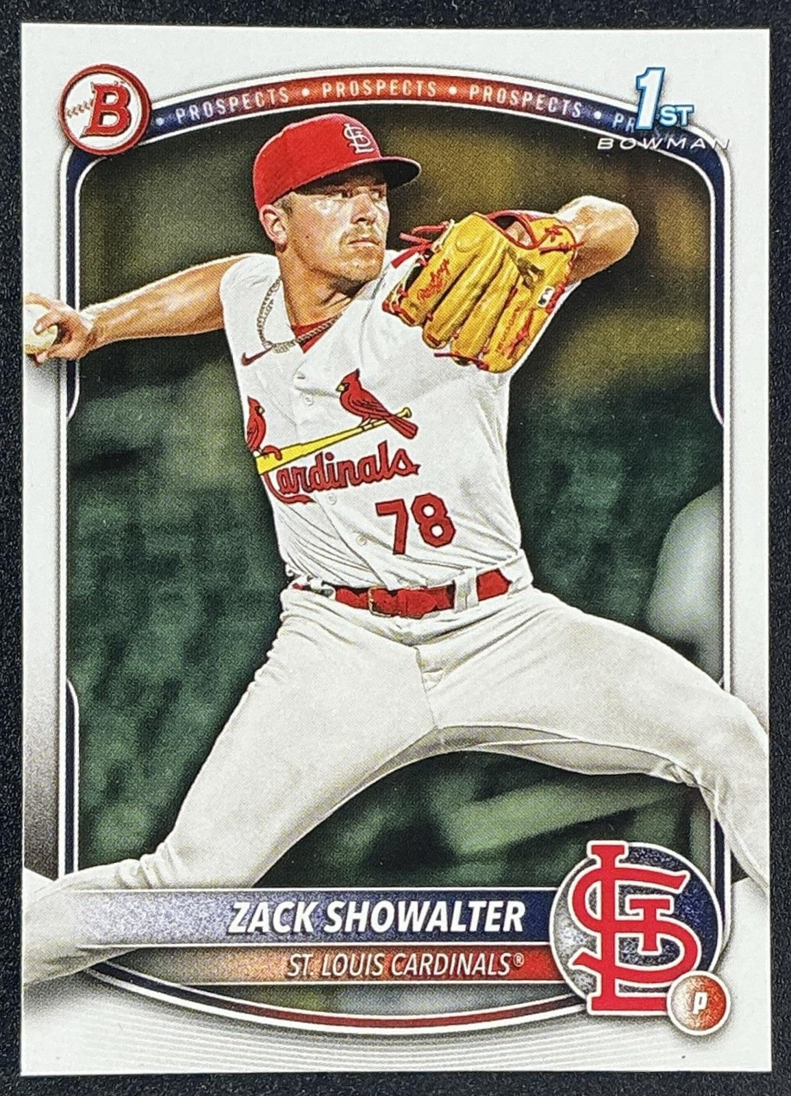 ZACK SHOWALTER 2025 BOWMAN #BP-74 PROSPECTS CARDINALS