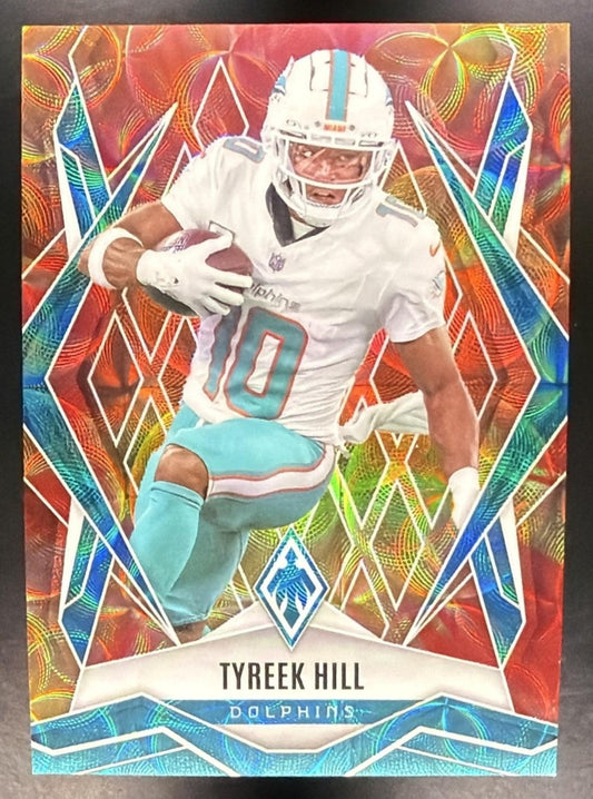 TYREEK HILL 2025 PANINI PHOENIX FACTORY SET #43 FIREBURST /350 DOLPHINS