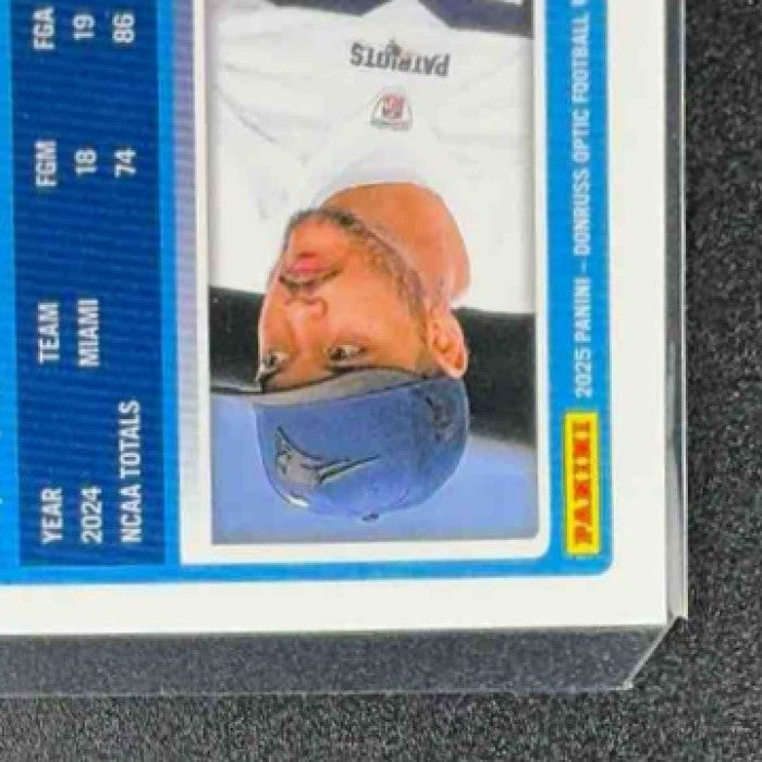 2025 Panini Donruss Optic Andres Borregales #287 Rated Rookie Blue Hyper Prizm
