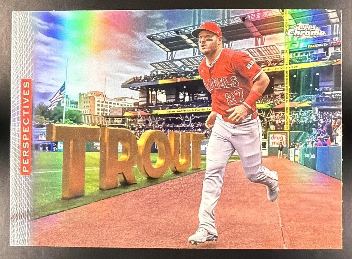 MIKE TROUT 2026 TOPPS CHROME #P-5 PERSPECTIVES ANGELS