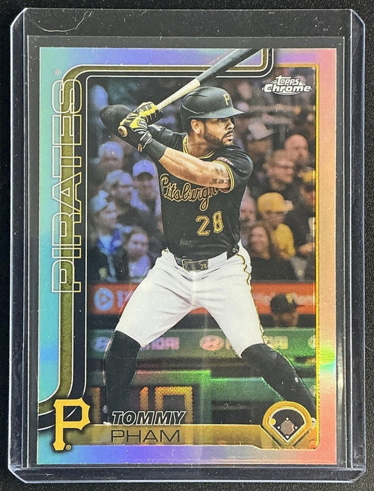 TOMMY PHAM 2025 TOPPS CHROME UPDATE #USC45 REFRACTOR PIRATES
