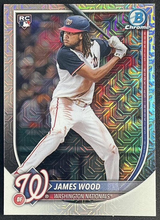 JAMES WOOD 2025 BOWMAN CHROME MEGA BOX #29 MOJO REFRACTOR RC NATIONALS