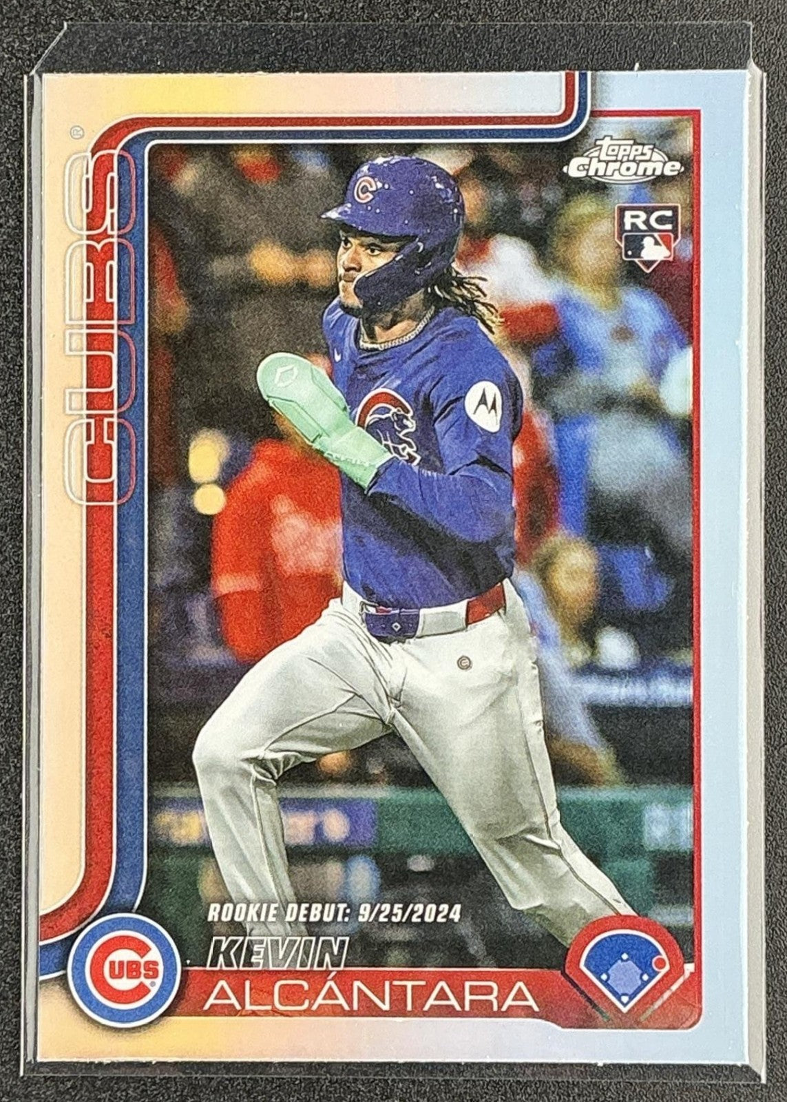 KEVIN ALCANTARA 2025 TOPPS CHROME UPDATE #USC25 REFRACTOR RC CUBS