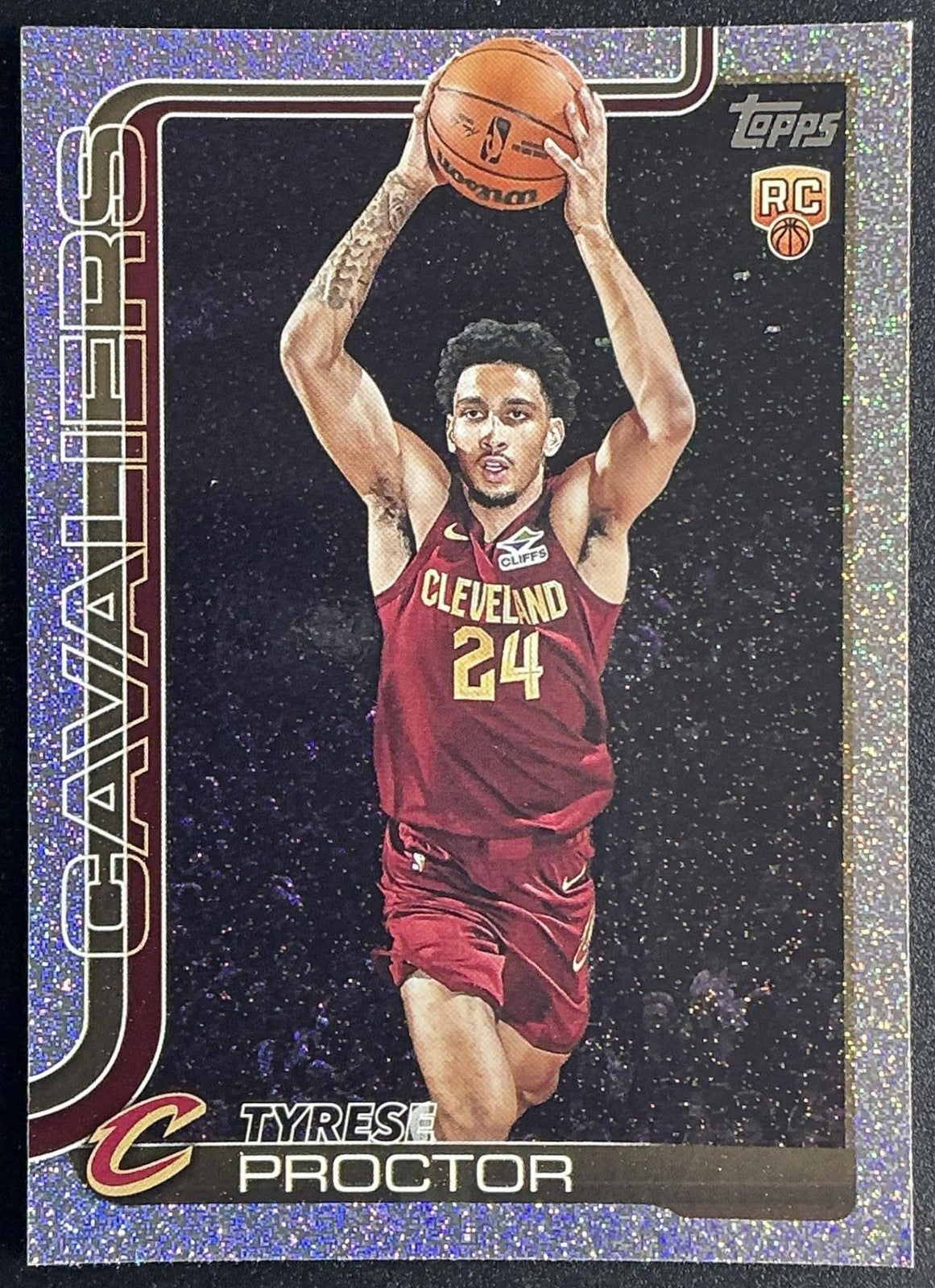 TYRESE PROCTOR 2025-26 TOPPS #250 SANDGLITTER CAVALIERS