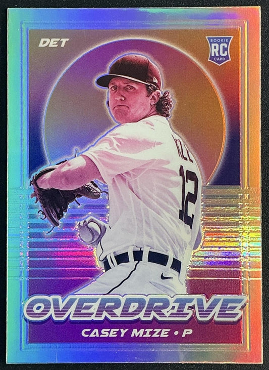 CASEY MIZE 2021 PANINI CHRONICLES #17 OVERDRIVE HOLO RC TIGERS