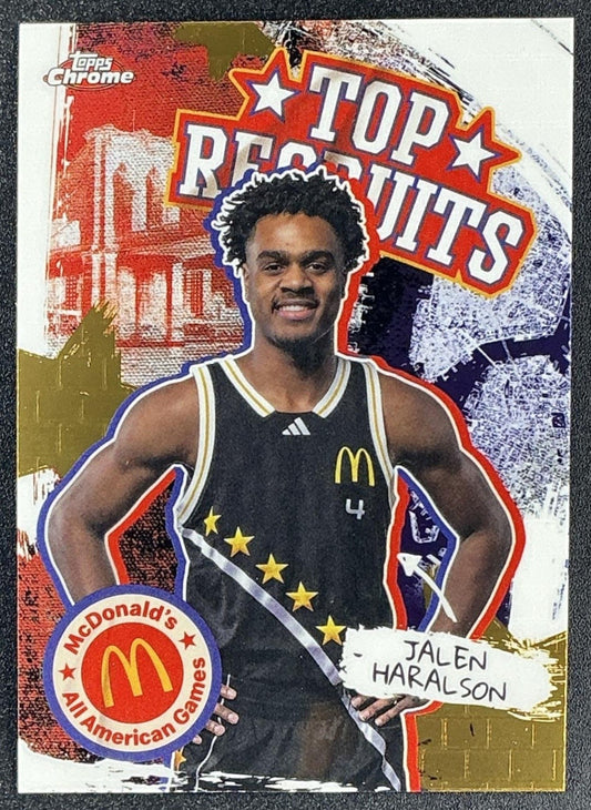JALEN HARALSON 2025 TOPPS CHROME MCDONALD'S ALL-AMERICAN #TP-4 TOP RECRUITS
