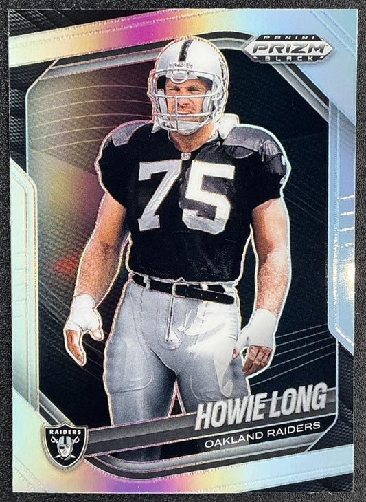 HOWIE LONG 2025 PANINI PRIZM BLACK #110 SILVER RAIDERS