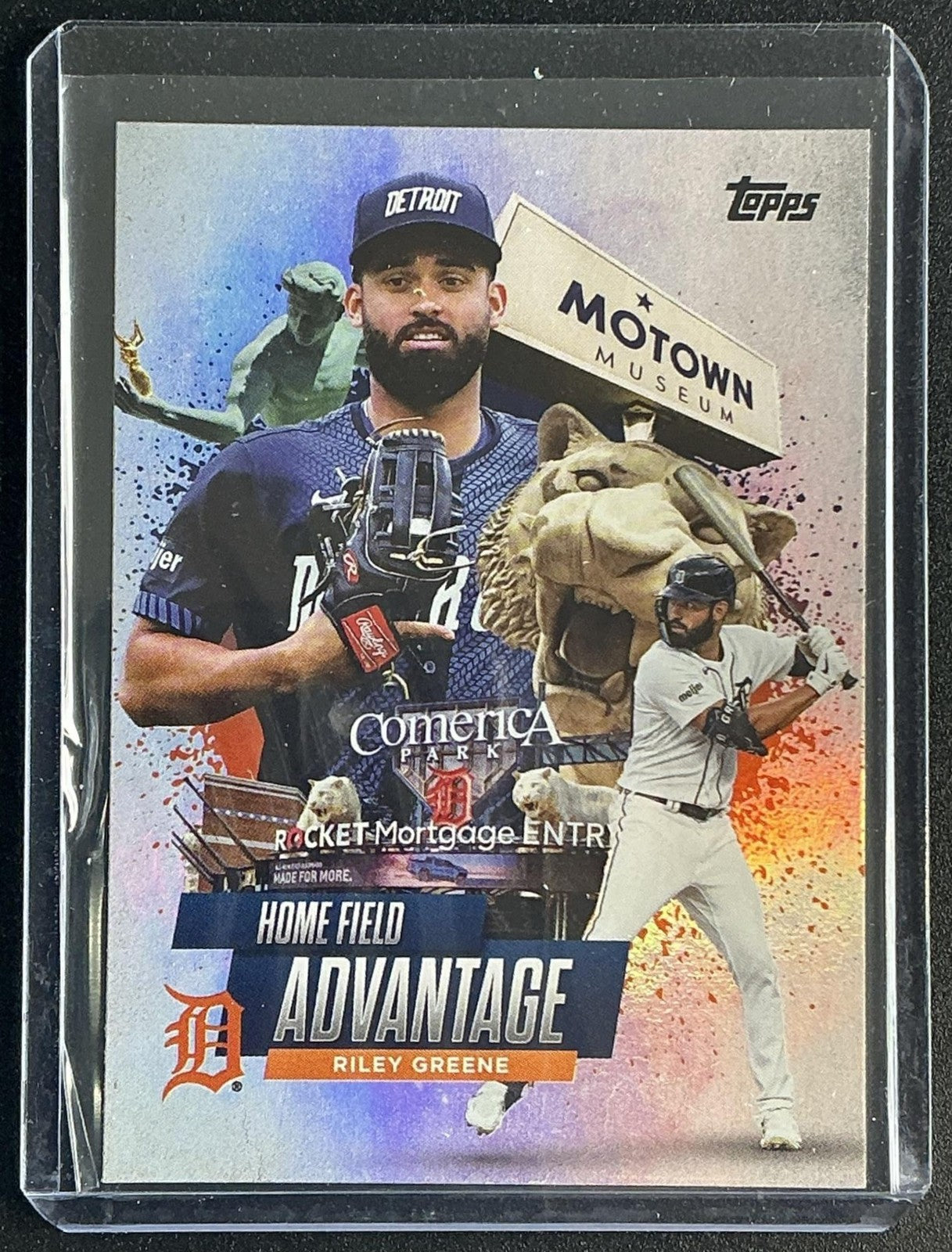 RILEY GREENE 2025 TOPPS #HA-19 HOMEFIELD ADVANTAGE SSP CASE HIT TIGERS