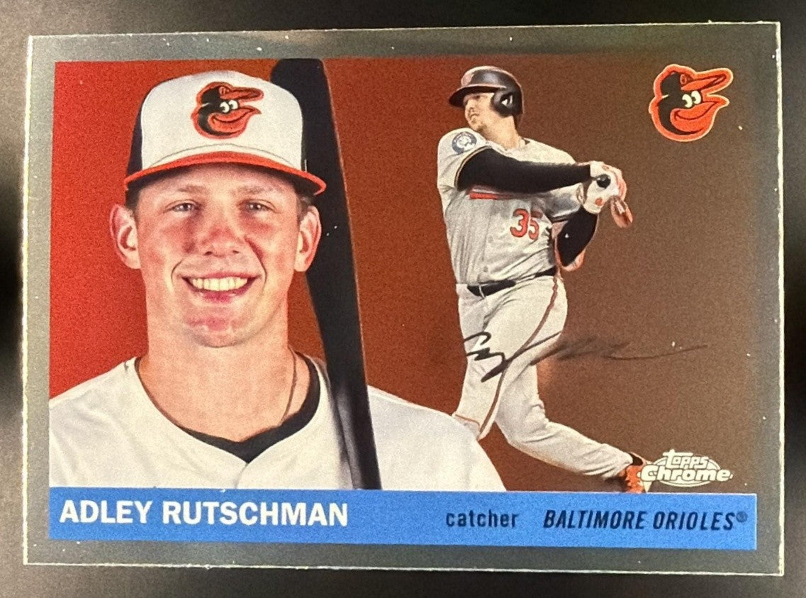 ADLEY RUTSCHMAN 2025 TOPPS CHROME PLATINUM ANNIVERSARY #99 ORIOLES