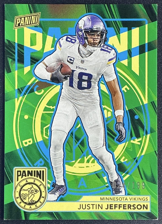 JUSTIN JEFFERSON 2025 PANINI NSCC CASE BREAKER #CB20/199 VIKINGS
