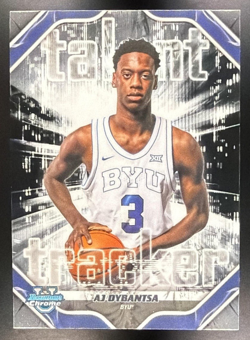 AJ DYBANTSA 2025-26 BOWMAN #TT-1 TALENT TRACKER CHROME COUGARS