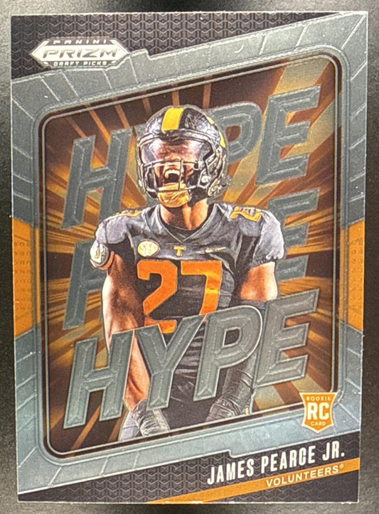 JAMES PEARCE JR. 2025 PANINI PRIZM DRAFT PICKS #15 HYPE VOLUNTEERS