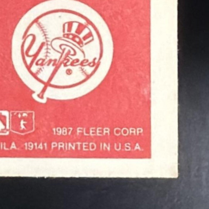 DON MATTINGLY 1987 FLEER BASEBALL'S BEST SLUGGERS VS. PITCHERS #25 YANKEES