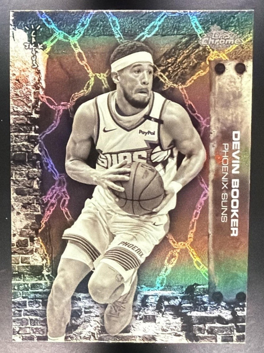 DEVIN BOOKER 2025-26 TOPPS CHROME X CACTUS JACK #48 REFRACTOR SUNS
