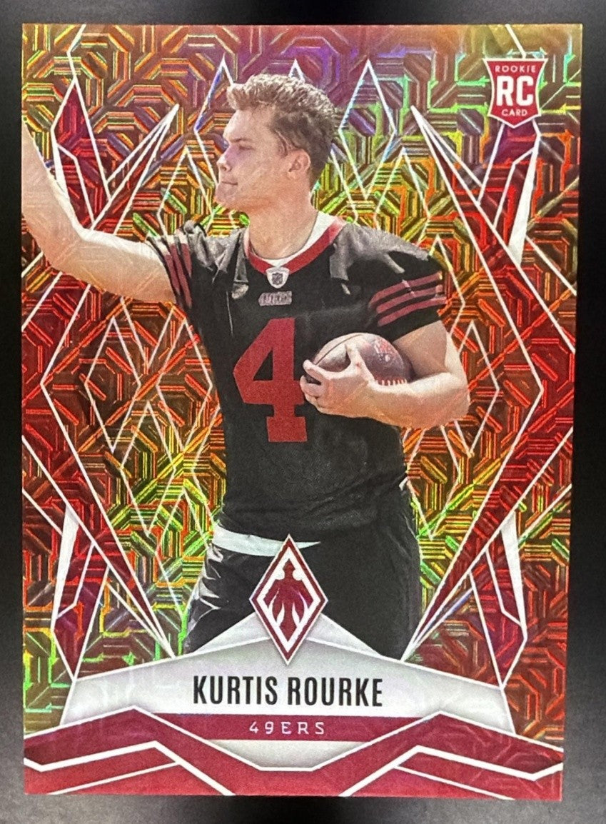 2025 Panini Phoenix Factory Set Kurtis Rourke #199 Rookies Fireburst /350 RC