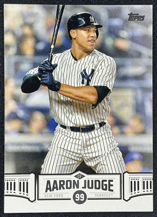 AARON JUDGE 2018 TOPPS #AJ-17 HIGHLIGHTS YANKEES