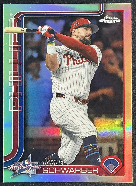 KYLE SCHWARBER 2025 TOPPS CHROME UPDATE #ASGC-40 ALL-STAR GAME PHILLIES