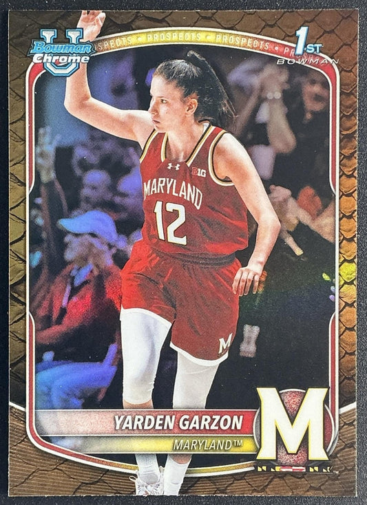 2025 Bowman Yarden Garzon #BCP-68 Chrome Reptilian Refractor 1st Prospect
