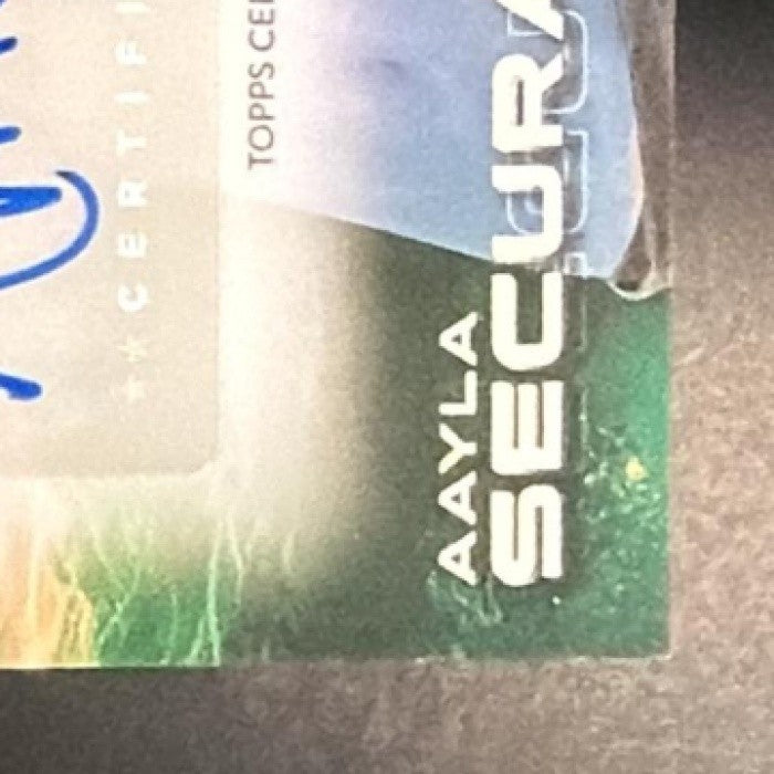 AMY ALLEN AS AAYLA SECURA 2025 TOPPS CHROME STAR WARS SAPPHIRE #A-AM AUTO