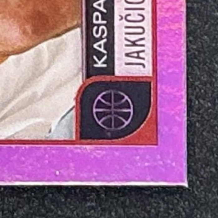KASPARAS JAKUCIONIS 2025-26 TOPPS HOOPS #75 RC HEAT