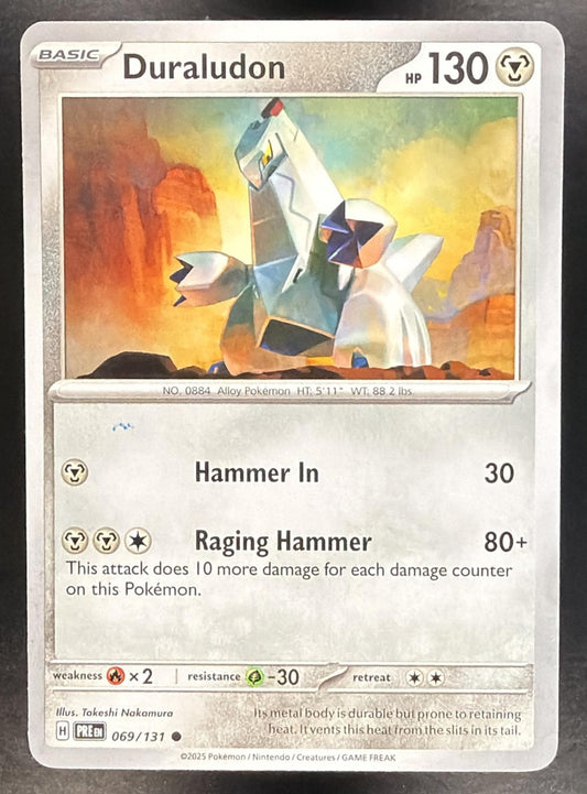 DURALUDON 2025 POKEMON PRISMATIC EVOLUTIONS #069/131