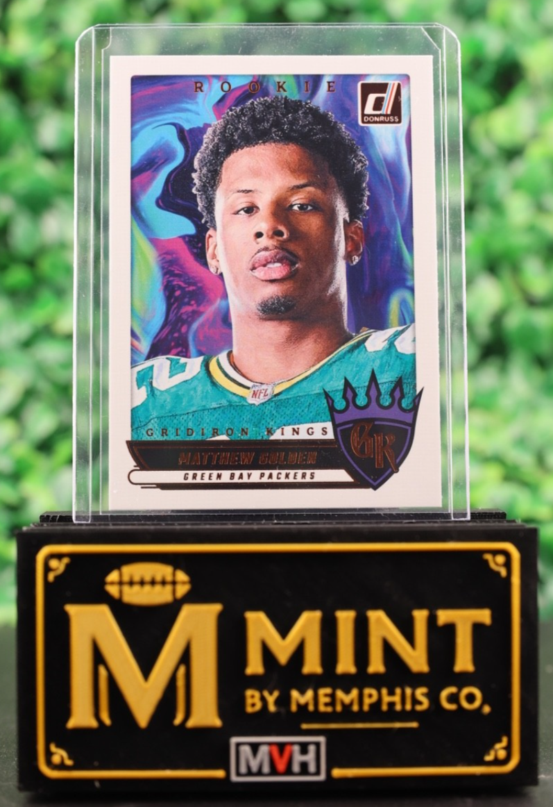 2025 PANINI DONRUSS MATTHEW GOLDEN ROOKIE GRIDIRON KINGS PACKERS RC